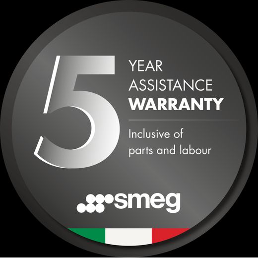 Smeg Portofino Dual Fuel Range Cooker - Black - Annotation - 5yr warranty
